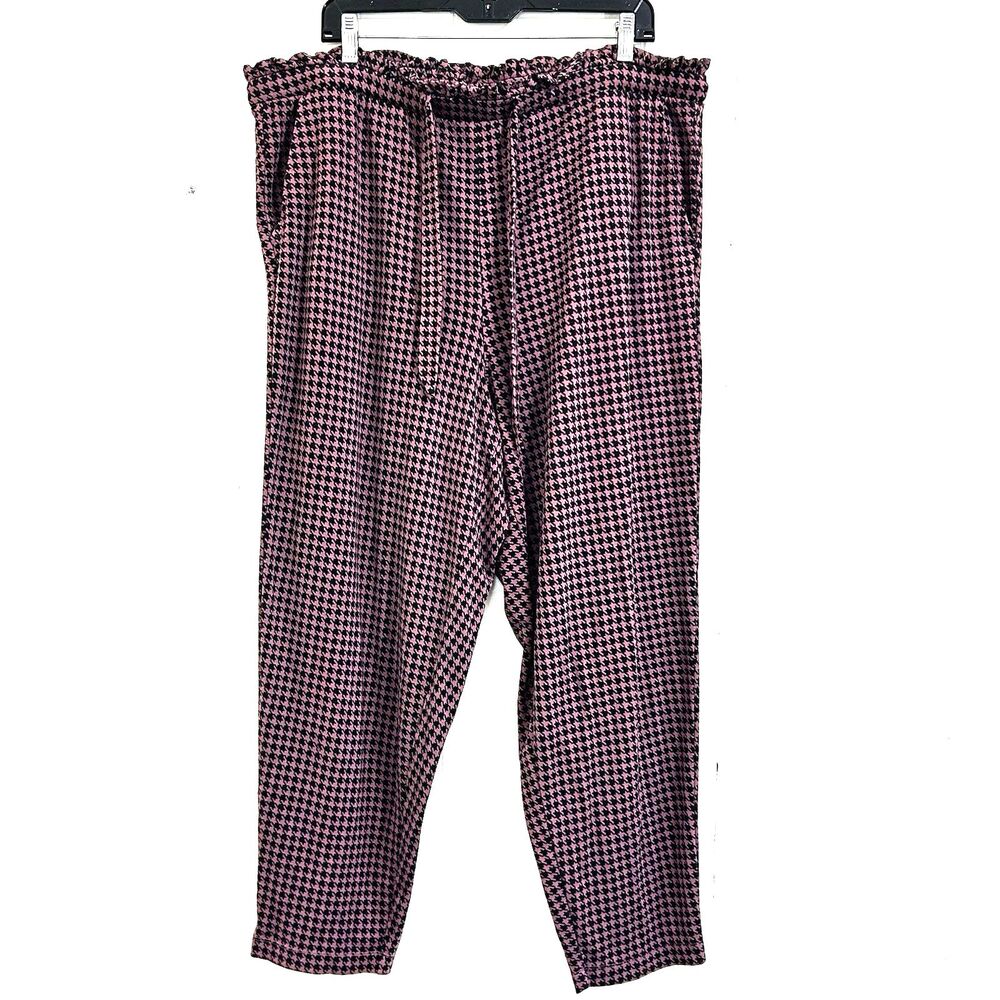 Torrid Slim Taper Ponte Pants Size 2X Hight Rise Elastic Wais with Drawstring